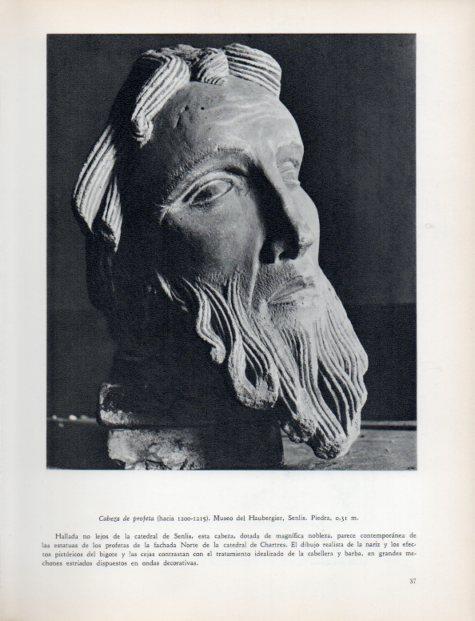LAMINA V32923: Cabeza de profeta en Museo del Hauergier