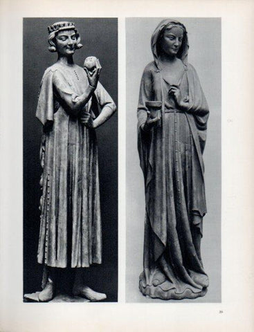 LAMINA V32924: Una Virgen prudente y El Tentador de Las celebres Virgenes necias