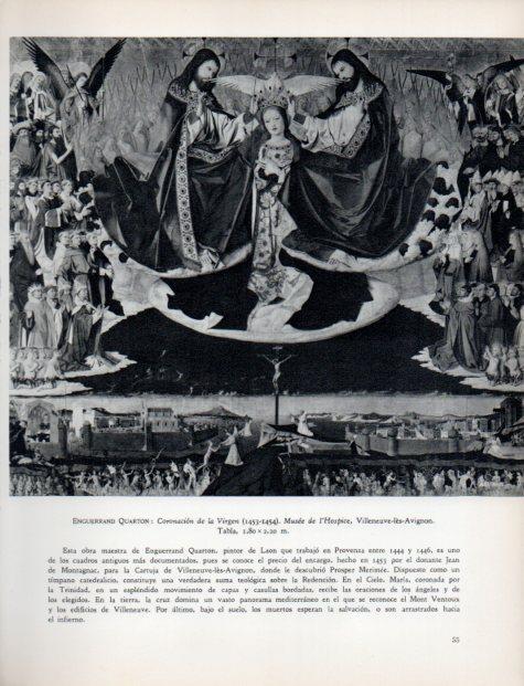 LAMINA V32932: Coronacion de la Virgen por E. Quarton