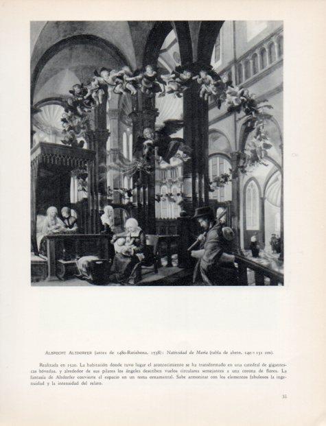 LAMINA V32992: Natividad de Maria por A. Altdorfer