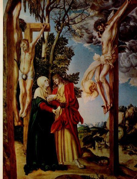 LAMINA V32999: Crucifixion por Cranach El Viejo