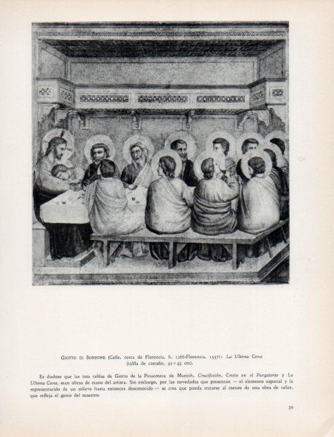 LAMINA V33004: La Ultima Cena por Giotto di Bondone