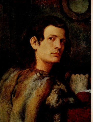 LAMINA V33008: Retrato masculino por Giorgione