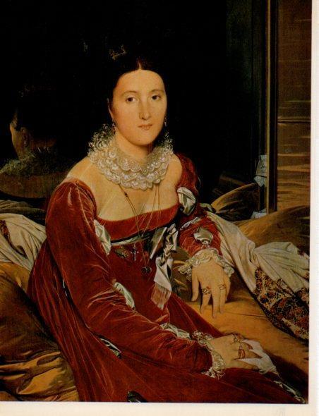 LAMINA V32965: Retrato de Madame Sennones por Dominique Ingres