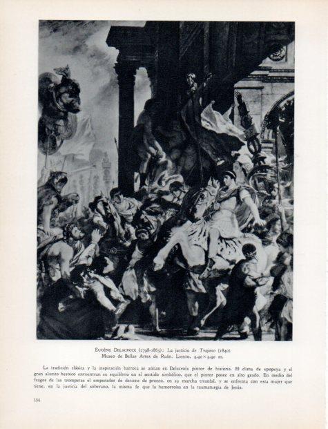 LAMINA V32966: La justicia de Trajano por E. Delacroix