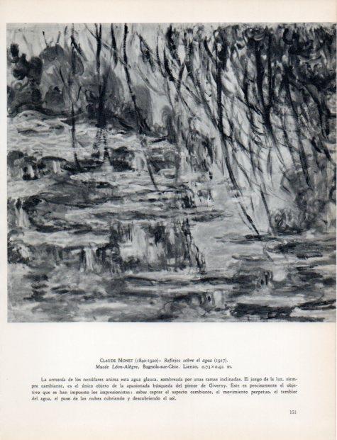 LAMINA V32973: Reflejos sobre el agua por Monet