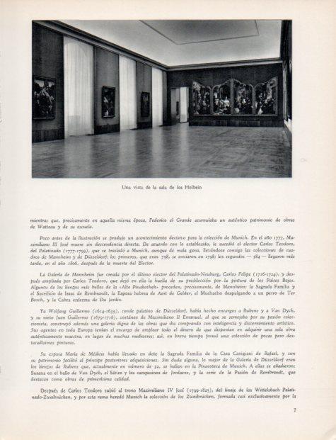 LAMINA V32978: Vista de la sala de los Holbein
