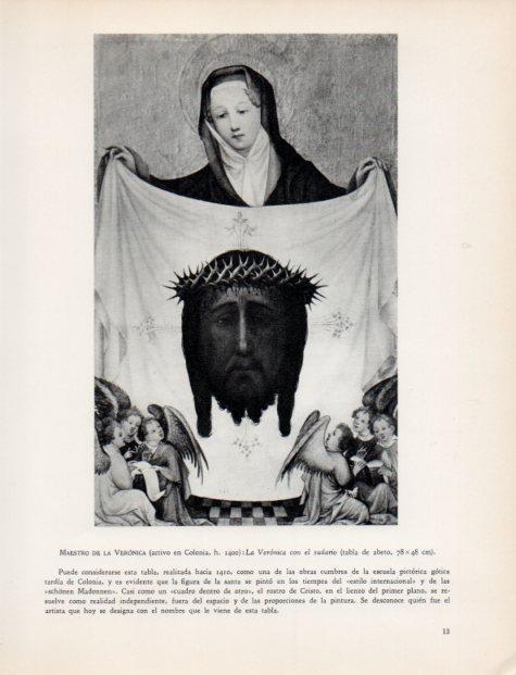 LAMINA V32981: La Veronica con el sudario por Maestro de la Veronica