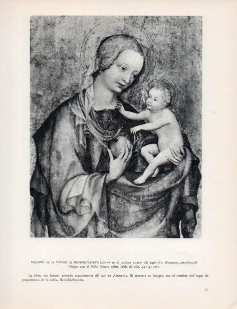 LAMINA V32982: Virgen con el Niño por Maestro de la Virgen de Benediktbeuern