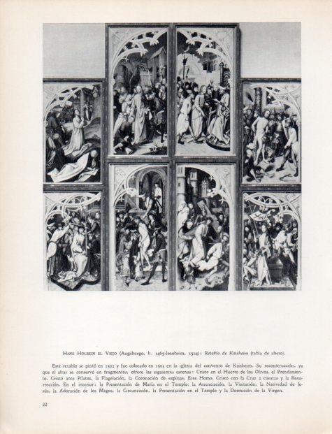LAMINA V32985: Retrablo de Kaisheim por Holbein El Viejo