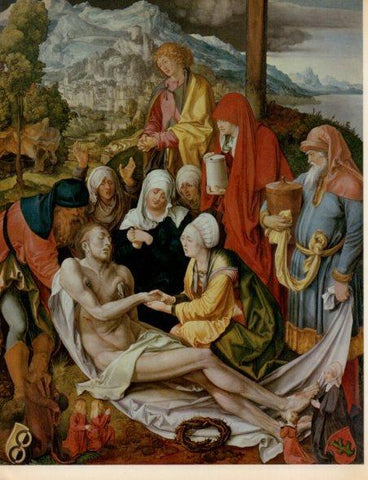 LAMINA V32986: Lamentacion de Cristo por Durero