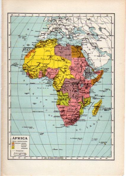 LAMINA V33127: Mapa de Africa