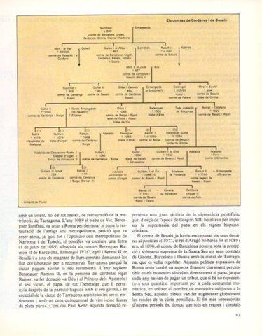 LAMINA V33312: Arbre genealogic dels comtes de Cerdanya i de Besalu