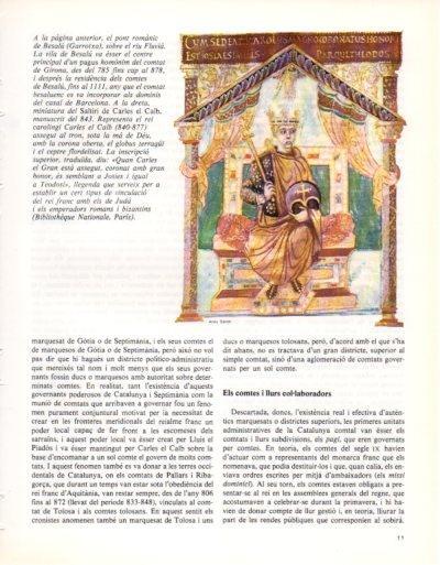 LAMINA V33291: Miniatura del Saltiri de Carles el Calb any 843