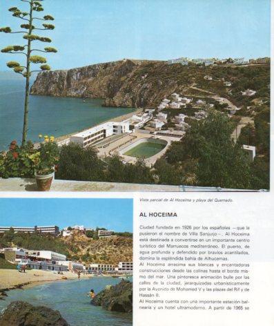 LAMINA V33269: Vista parcial de Al Hoceima y playa del Quemado