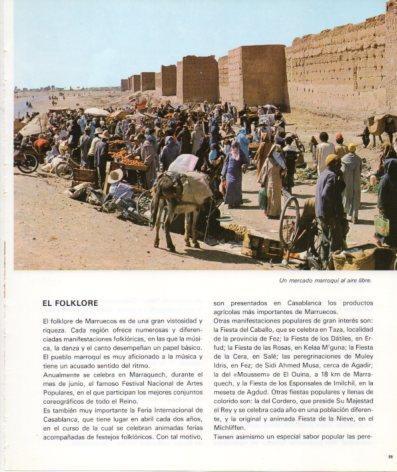 LAMINA V33273: Mercado al aire libre en Marruecos