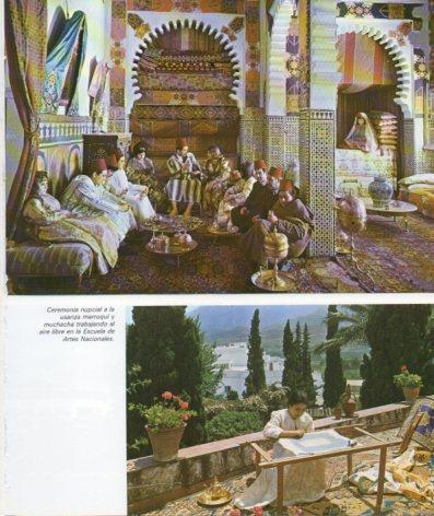 LAMINA V33281: Ceremonia nupcial marroqui y
