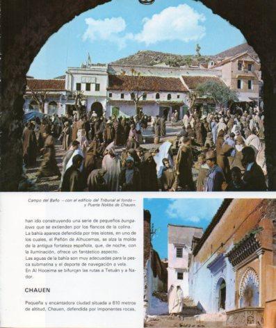 LAMINA V33286: Campo del Baño y Puerta Nokba de Chauen, Marruecos