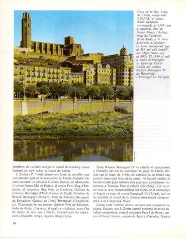 LAMINA V33322: Vista de la Seu Vella de Lleida