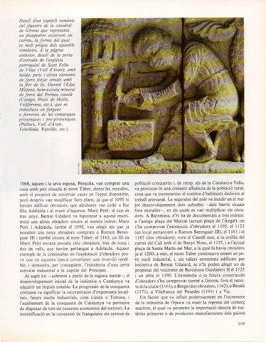 LAMINA V33369: Detall capitell claustre Catedral de Girona