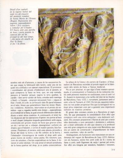 LAMINA V33370: Detall capitell monastir de Santa Maria de l'Estany