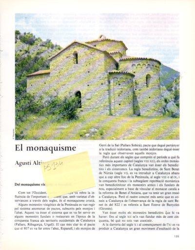 LAMINA V33343: Monestir de Sant Pere de Graudescales