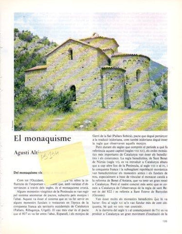LAMINA V33343: Monestir de Sant Pere de Graudescales