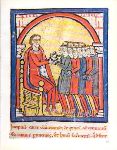 LAMINA V33346: Homenatge d'un poble a un senyor feudal, Liber Feudorum Ceritaniae