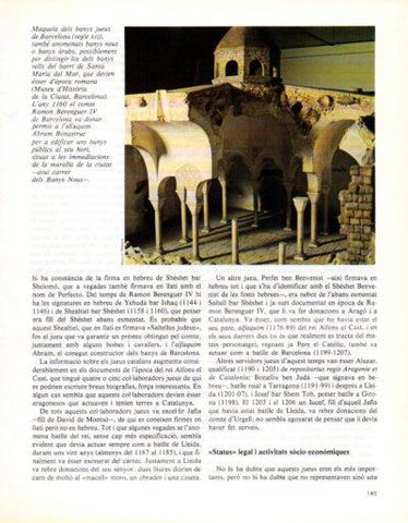 LAMINA V33347: Maqueta dels banys jueus de Barcelona segle XII
