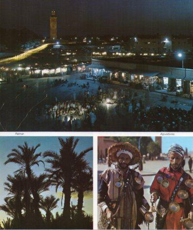 LAMINA V33258: Plaza Jemaa el Fna y aguadores en Marraquech