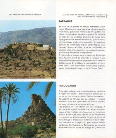 LAMINA V33255: Dos panoramicas de Tafraout, Marruecos