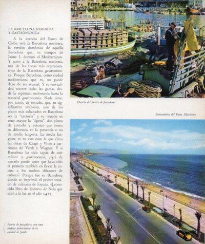 LAMINA V33169: Detalle puerto de pescadores y Paseo Maritimo, Barcelona