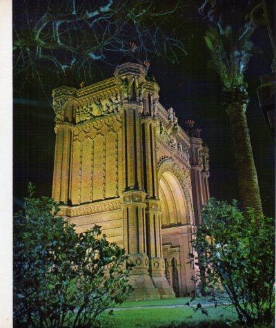 LAMINA V33178: Arco de Triunfo en Barcelona
