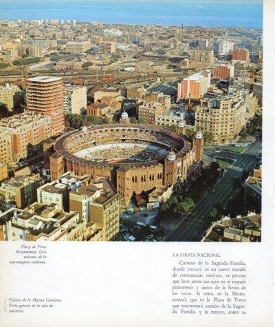 LAMINA V33180: Vista aerea plaza de Toros Monumental, Barcelona