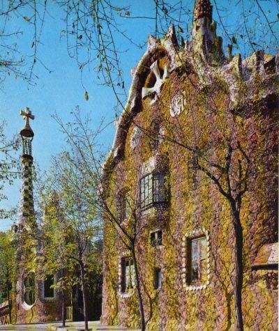 LAMINA V33183: Entrada del Parque Guell, Barcelona