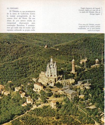 LAMINA V33186: Vista aerea del Tibidabo, Barcelona