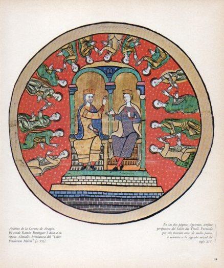 LAMINA V33157: Conde Berenguer y esposa en Liber Feudorum Maior