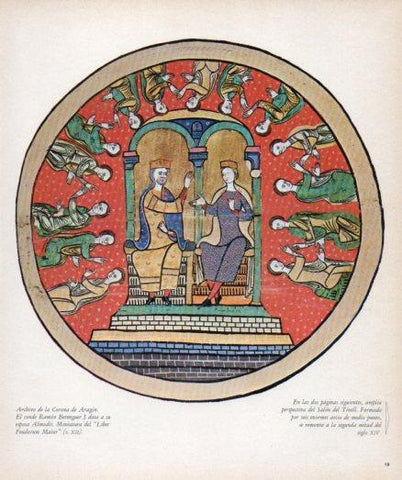 LAMINA V33157: Conde Berenguer y esposa en Liber Feudorum Maior
