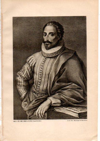 LAMINA V33131: Miguel de Cervantes Saavedra