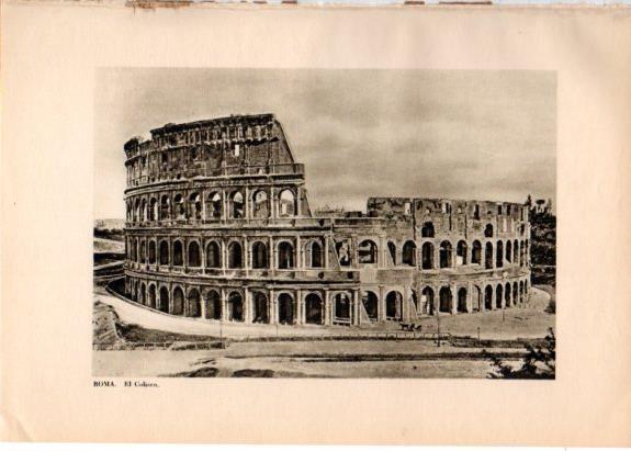 LAMINA V33132: El Coliseo de Roma