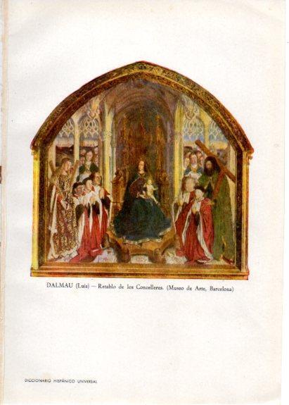 LAMINA V33134: Retablo de los Concelleres por Luis Dalmau