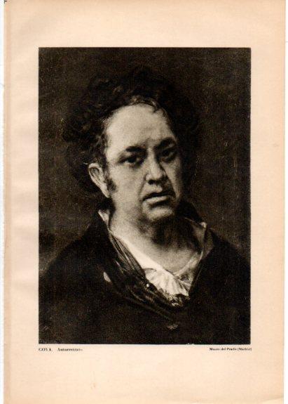LAMINA V33137: Autorretrato por Goya