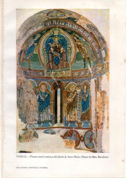 LAMINA V33144: Pintura del abside de Santa Maria de Tahull