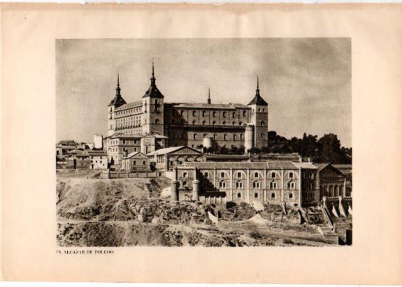 LAMINA V33147: Alcazar de Toledo