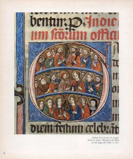 LAMINA V33156: Todos los Santos, Miniatura del Misal de San Cugat de Valles