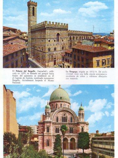 LAMINA V33231: Florencia. Palacio del Bargello y La Sinagoga