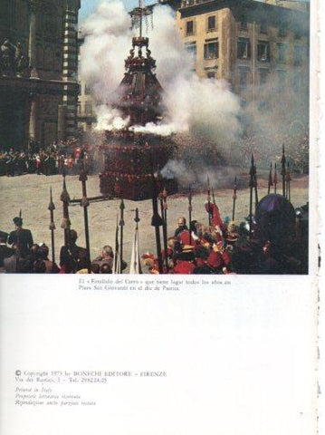 LAMINA V33238: Florencia. Estallido del Carro en Plaza San Giovanni