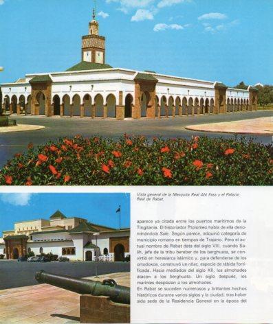 LAMINA V33241: Vista Mezquita Real Ahl Fass y Palacio Real de Rabat