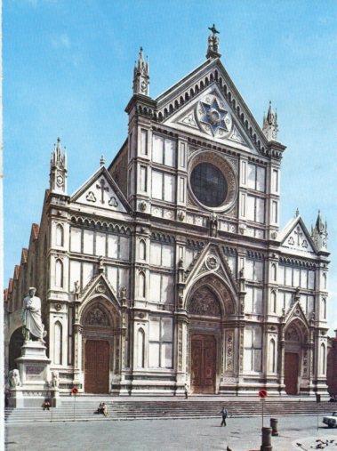 LAMINA V33225: Florencia. Iglesia de Santa Croce