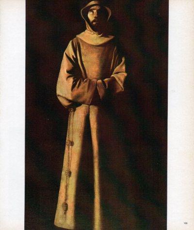 LAMINA V33196: San Francisco de Asis por Zurbaran
